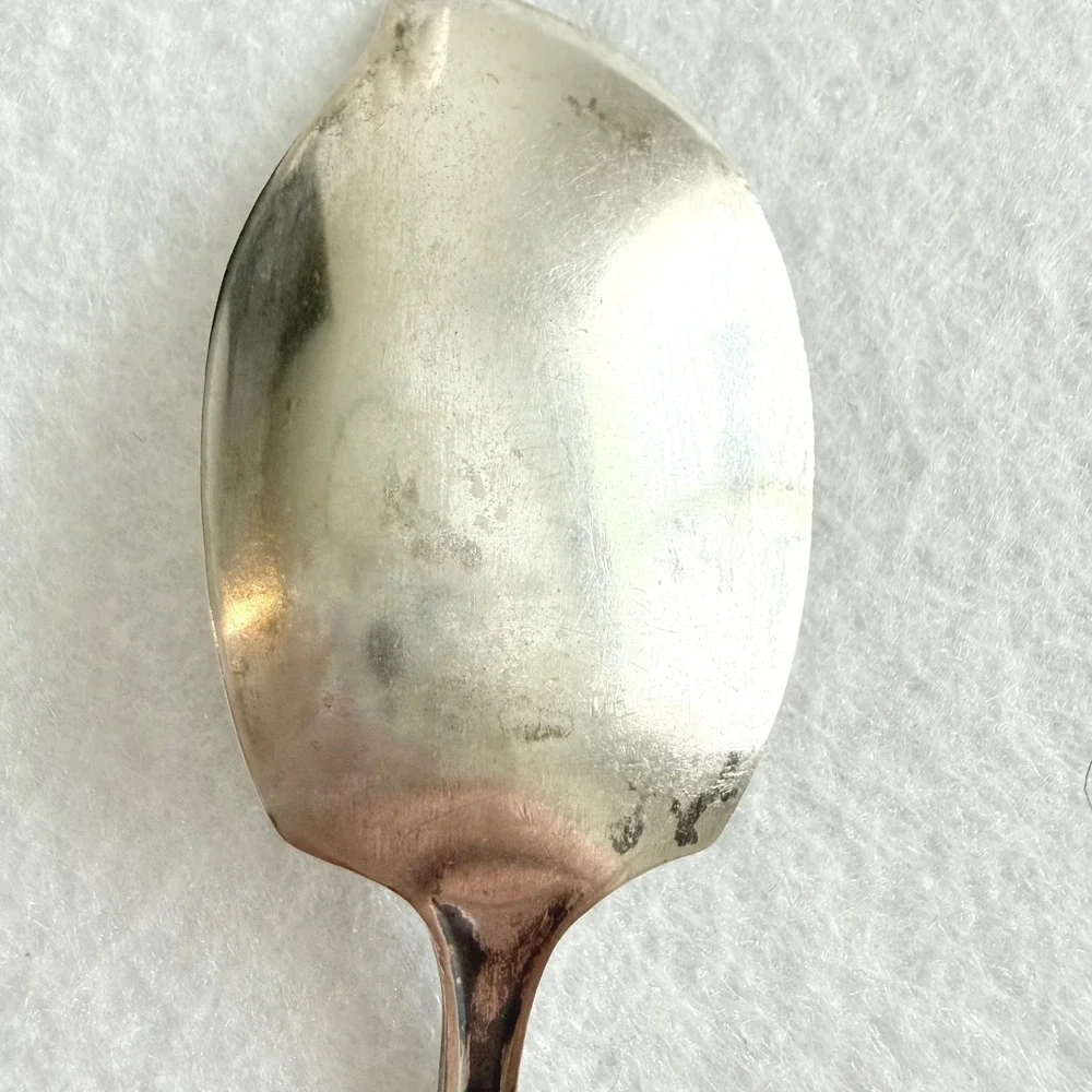 Antique Crown Silverplate Master Butter Knife Floral 1920s‎ Spreader